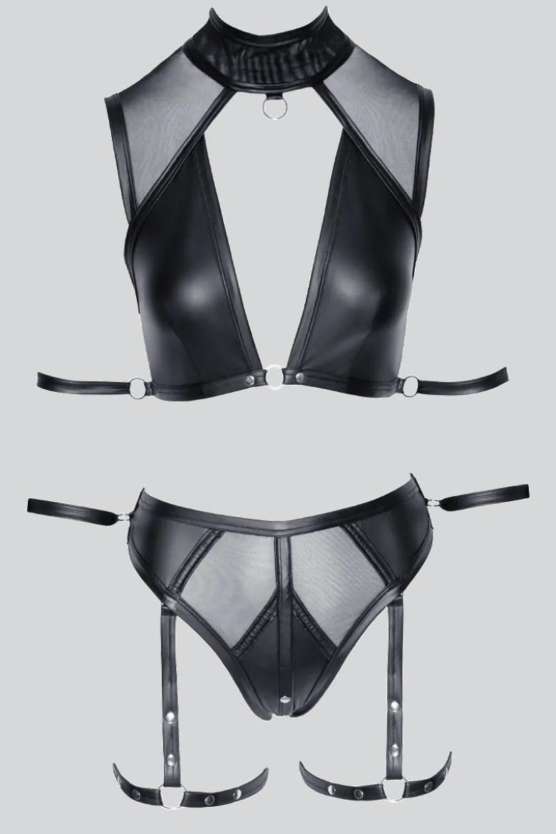 Dessous Set mit Harness