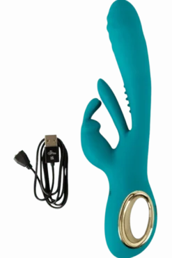 G-Punkt Rabbitvibrator mit Stoßfunktion - Ø 3,5 cm | 25 cm