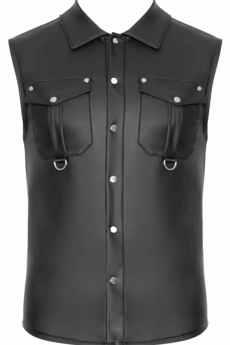Mattlook-Shirt ärmellos
