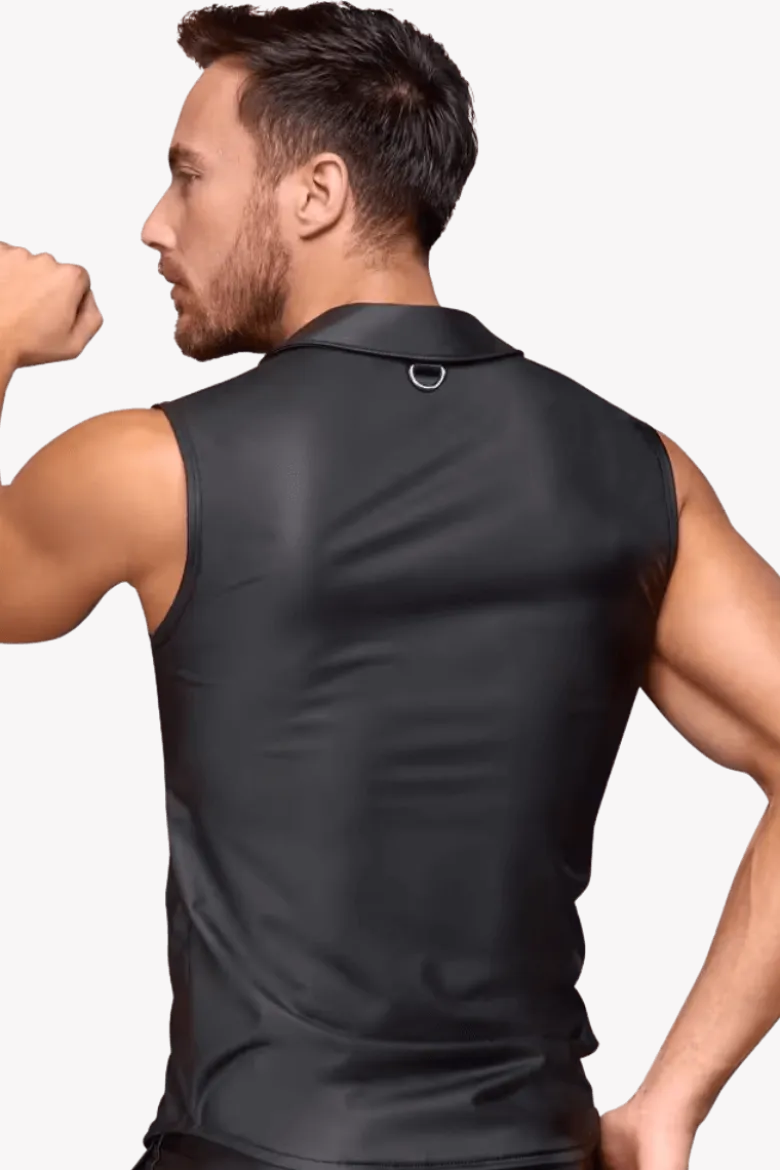 Mattlook-Shirt ärmellos