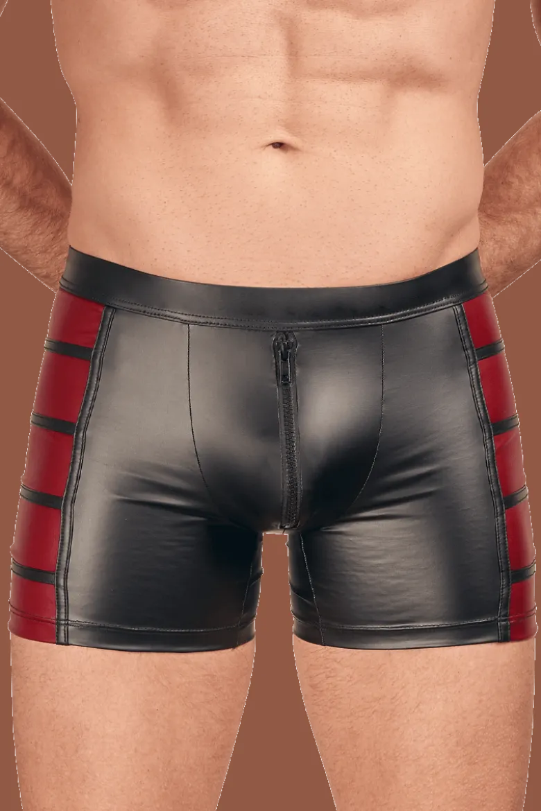 Pants in schwarz rot