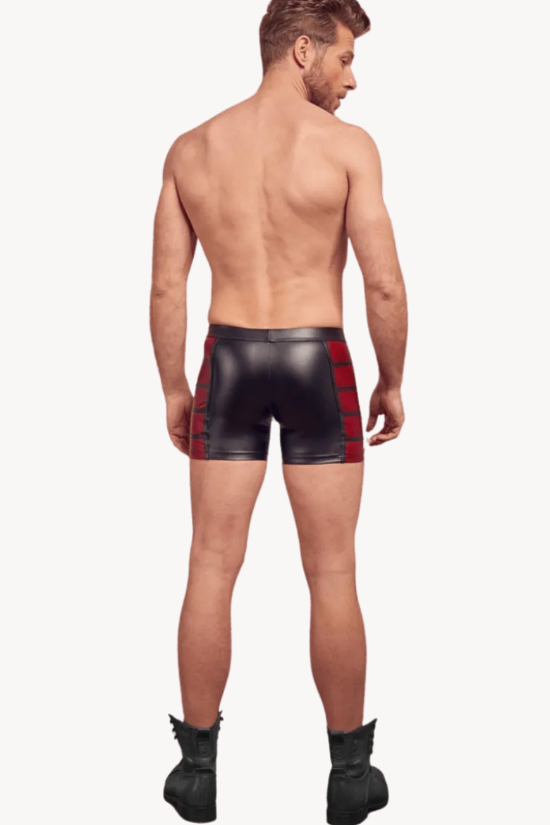 Pants in schwarz rot