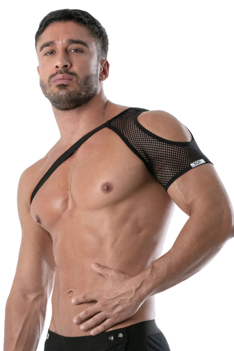 Schulter Harness mit Netz schwarz