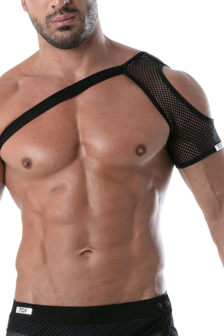Schulter Harness mit Netz schwarz