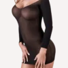 schwarzes Dessous-Kleid