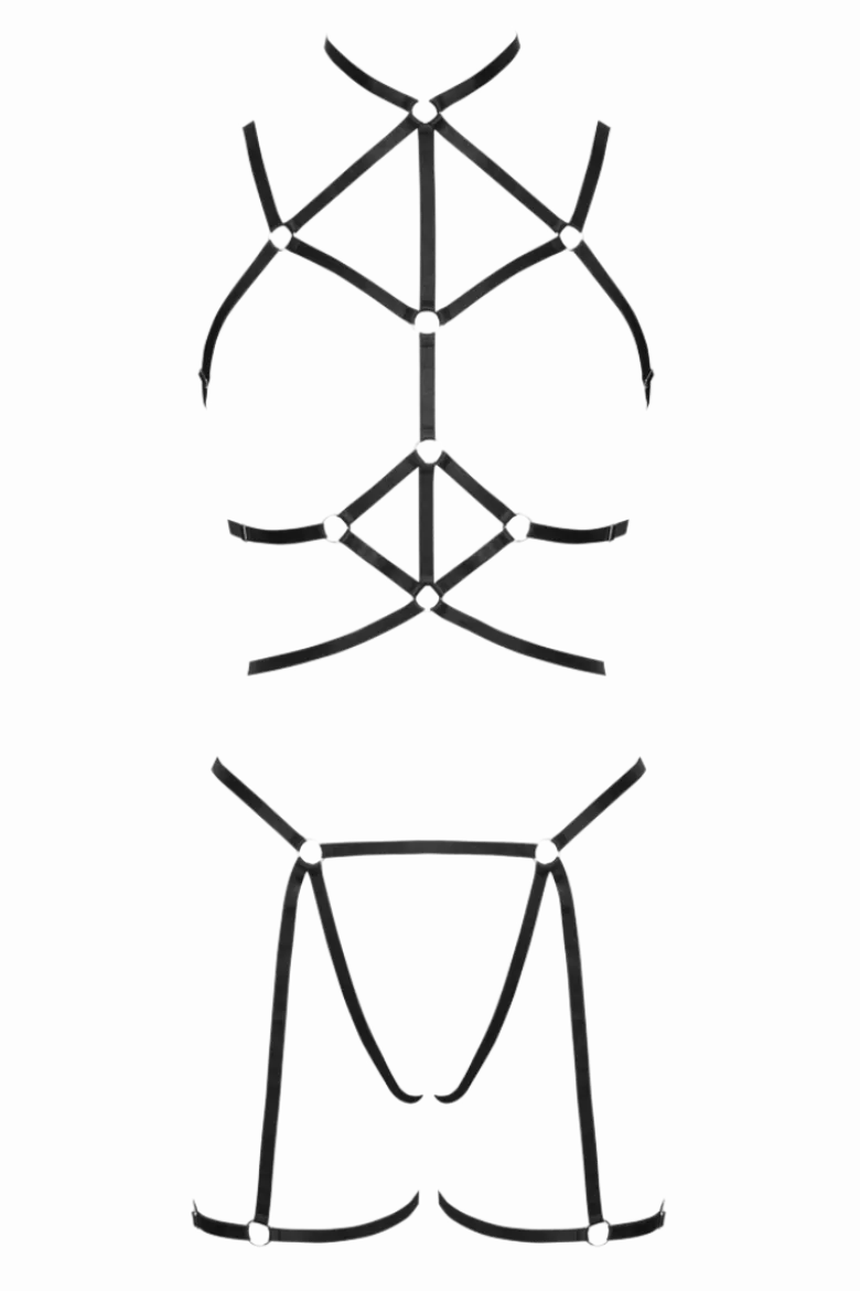 3tlg. Harness-Set